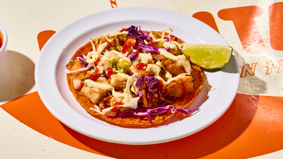 Crispy Chicken Tinga Taco