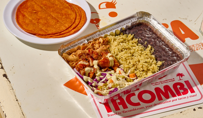 Crispy Chicken Tinga Taco Plato